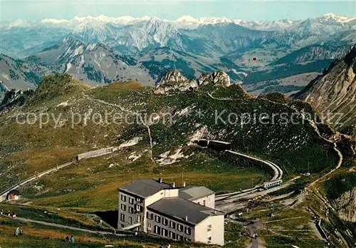 AK / Ansichtskarte Rochers_de_Naye Pension Villa Victoria Alpenpanorama Rochers_de_Naye