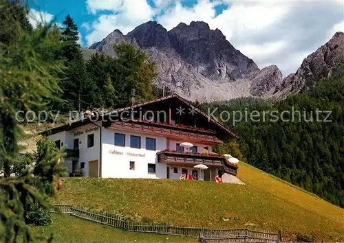 AK / Ansichtskarte Schenna_Meran Gasthof Greitererhof Ilfingergebiet Schenna Meran