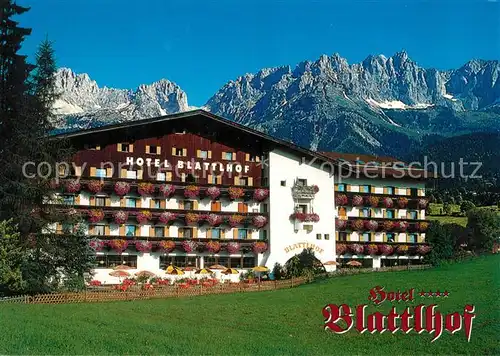 AK / Ansichtskarte Going_Wilden_Kaiser_Tirol Hotel Blattlhof Kaisergebirge Going_Wilden_Kaiser_Tirol