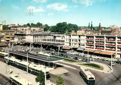 AK / Ansichtskarte Arnheim Station plein Bahnhofsplatz Bushaltestelle Arnheim