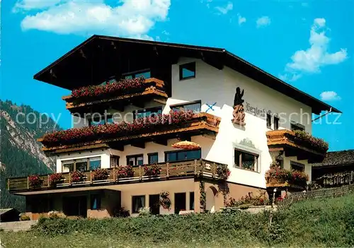 AK / Ansichtskarte Rinnen_Tirol Gaestehaus Bergland Alpen Rinnen Tirol