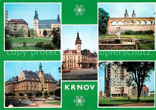 AK / Ansichtskarte Krnov Sehenswuerdigkeiten der Stadt Krnov