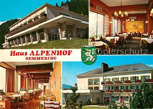 AK / Ansichtskarte Steinhaus_Semmering Haus Alpenhof Ausbildungs  und Erholungszentrum der Creditanstalt Bankverein Steinhaus Semmering