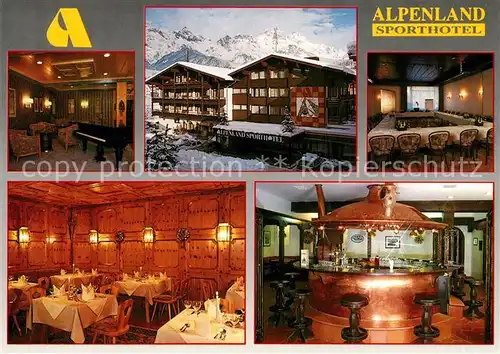 AK / Ansichtskarte Maria_Alm_Steinernen_Meer Alpenland Sporthotel Restaurant Bar Maria_Alm_Steinernen_Meer