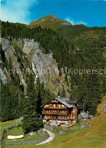 AK / Ansichtskarte Neukirchen_Grossvenediger Alpengasthaus Berndalm Obersulzbachtal gegen Hackkogel Neukirchen Grossvenediger