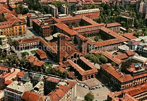 AK / Ansichtskarte Milano Sant Ambrogio veduta aerea Milano
