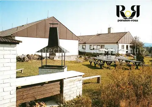 AK / Ansichtskarte Liberec Pension Rosa Garten Grill Liberec