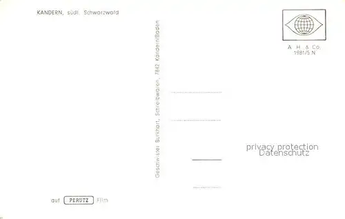 AK / Ansichtskarte Kandern Ortsansichten Kandern