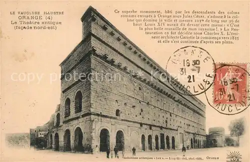 AK / Ansichtskarte Orange Le Theatre antiqua Orange