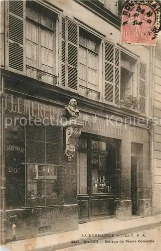 AK / Ansichtskarte Rouen Maison de Pierre Corneille Rouen