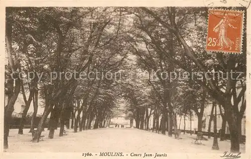AK / Ansichtskarte Moulins_Allier Cours Jean Jaures Moulins Allier