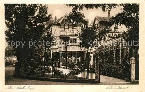 AK / Ansichtskarte Bad_Lauterberg Hotel Langrehr Bad_Lauterberg