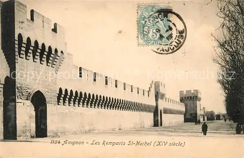 AK / Ansichtskarte Avignon_Vaucluse Les Remparts St Michel Avignon Vaucluse