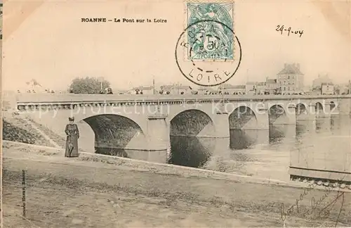 AK / Ansichtskarte Roanne_Loire Le Pont sur la Loire Roanne Loire