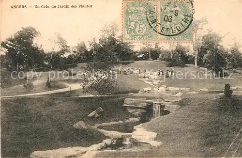 AK / Ansichtskarte Angers Un Coin du Jardin des Plantes Angers