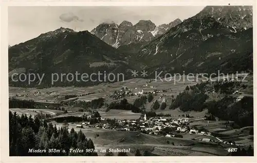 AK / Ansichtskarte Mieders_Tirol mit Telfes im Stubaital Mieders Tirol