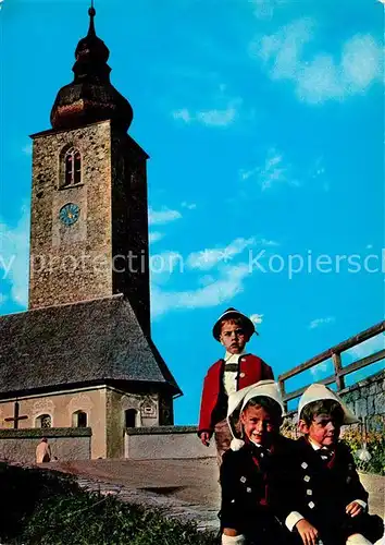 Lech_Vorarlberg Lecher Trachten Kinder Kirche Lech Vorarlberg
