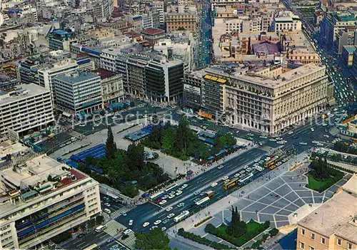 Athenes_Athen Constitution Square aerial view Athenes Athen