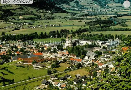 Admont_Steiermark Panorama mit Stift Admont Kloster Admont_Steiermark