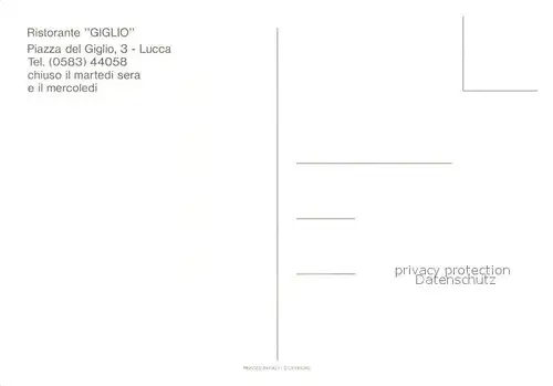 Lucca Ristorante Giglio Lucca
