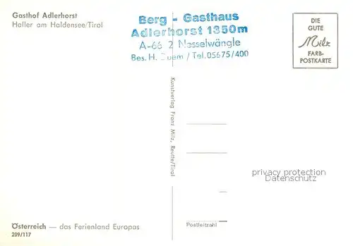 Haller_Tirol Berggasthof Adlerhorst Haller_Tirol