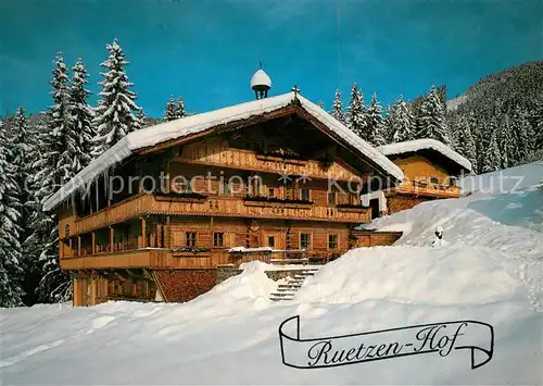 Kirchberg_Tirol Jausenstation Ruetzenhof Winterlandschaft Alpen Kirchberg Tirol