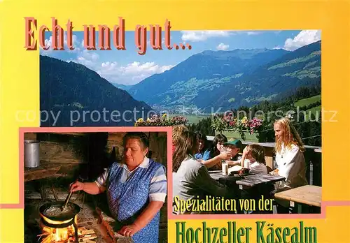 Zell_Ziller_Tirol Hochzeller Kaesealm Blick ins Zillertal Zell_Ziller_Tirol