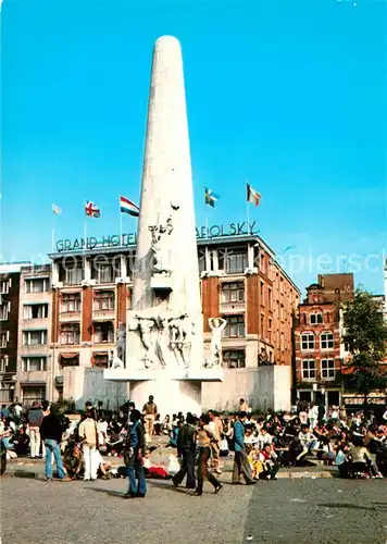 Amsterdam_Niederlande Monument Grand Hotel Krasnapolsky Amsterdam_Niederlande