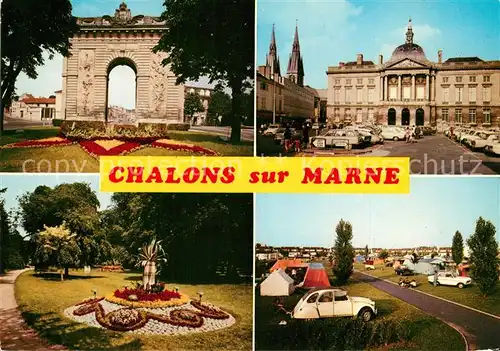 Chalons sur Marne_Ardenne Porte Sainte Croix Place Mal Foch Hotel de Ville Petit Jard Le Camping Chalons sur Marne Ardenne