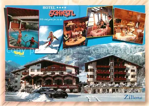 Fuegen Hotel Schiestl Hallenbad Restaurant Wintersportplatz Alpen Fuegen