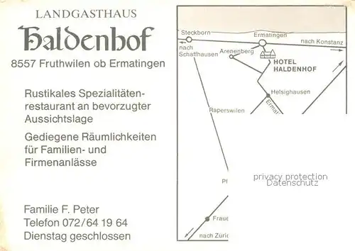 Fruthwilen Landgasthas Haldenhof Schweizer Flagge Blick auf Bodensee Fruthwilen