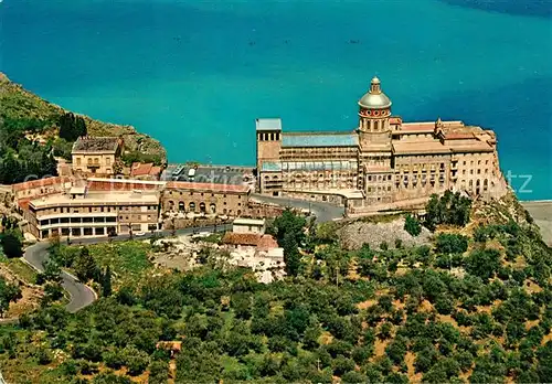 Tindari Il Santuario Kloster Fliegeraufnahme Tindari