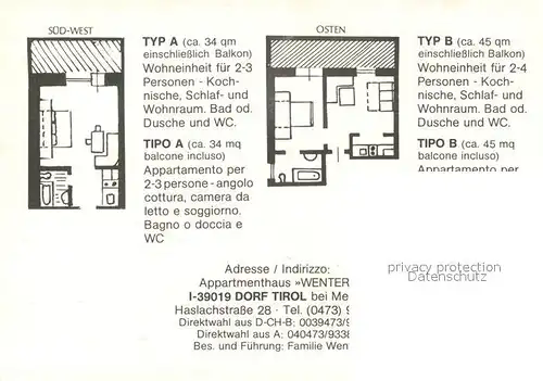 Dorf_Tirol Appartmenthaus Wenter Dorf_Tirol