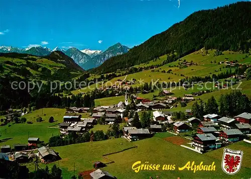 Alpbach Panorama Schoenstes Dorf oesterreichs Alpen Fliegeraufnahme Alpbach