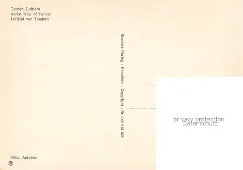 Tonder Fliegeraufnahme Tonder