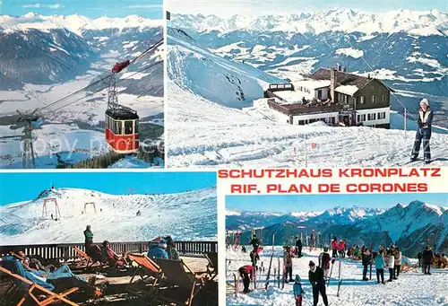 Bruneck Schutzhaus Kronplatz Sonnenterrasse Wintersport Alpenpanorama Dolomiten Bruneck