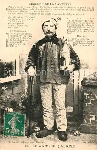 Falaise_Calvados Legende de la Lanterne Gars de Falaise  Falaise_Calvados