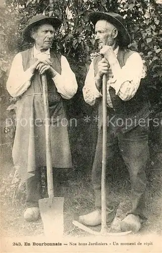 Typen Frankreich Bourbonnais Jardiniers  Typen