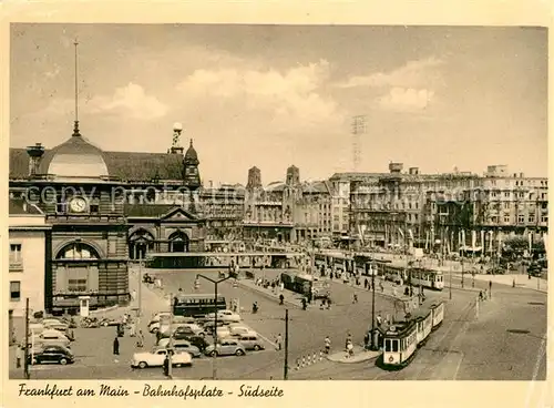 Strassenbahn Frankfurt am Main Bahnhofsplatz  