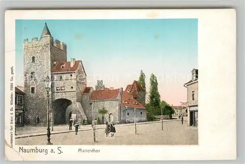 Verlag_Braun_Nr. 11969 Naumburg an der Saale Marientor  