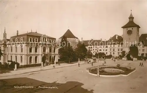 AK / Ansichtskarte Solothurn Amthausplatz Solothurn