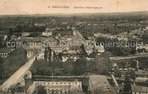 AK / Ansichtskarte Angouleme Panorama Quartier Saint Cybard Angouleme