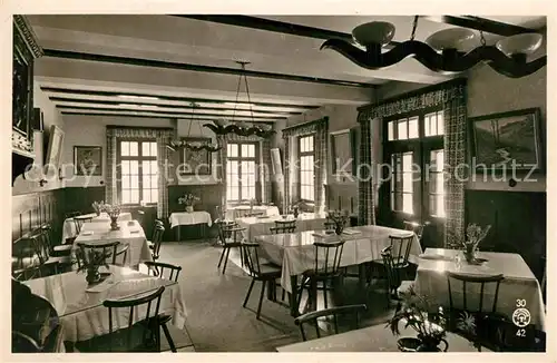 AK / Ansichtskarte Wieden_Schwarzwald Berghotel Wiedener Eck Restaurant Wieden Schwarzwald