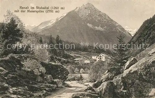 AK / Ansichtskarte Ranalt Landschaftspanorama mit Maierspitze Staubaier Alpen Ranalt