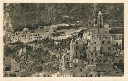 AK / Ansichtskarte Amalfi Panorama dalla Piazza Flavio Gioia Hotel Cappuccini Amalfi