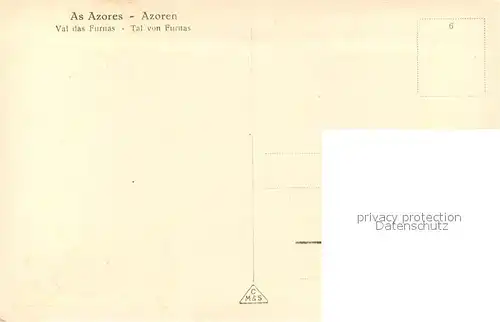 AK / Ansichtskarte Furnas_Azoren Val das Furnas Landschaftspanorama 