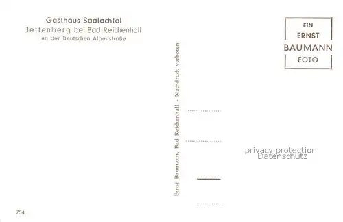 AK / Ansichtskarte Jettenberg Gasthaus Saalachtal an Deutschen Alpenstrasse Jettenberg