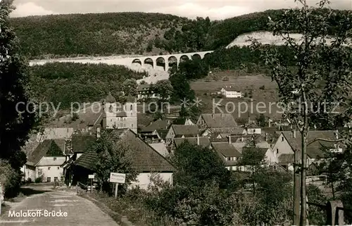 AK / Ansichtskarte Wiesensteig Albaufstieg Malakoff Bruecke Luftkurort Schwaebische Alb Wiesensteig