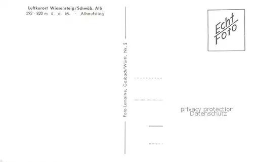 AK / Ansichtskarte Wiesensteig Albaufstieg Malakoff Bruecke Luftkurort Schwaebische Alb Wiesensteig