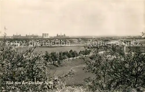 AK / Ansichtskarte Stalinstadt Panorama Blick von Diehloer Hoehe Kraftwerke Stalinstadt